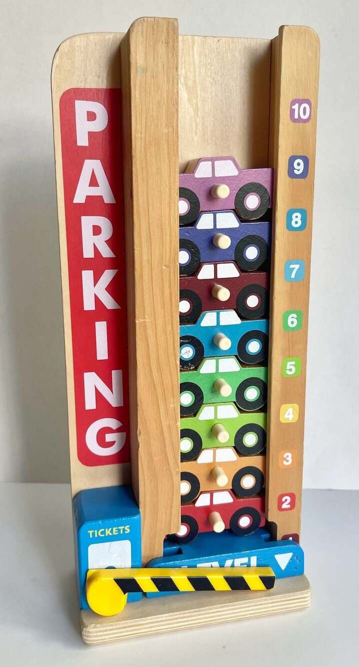 Melissa & Doug Stack & Count Parking Garage